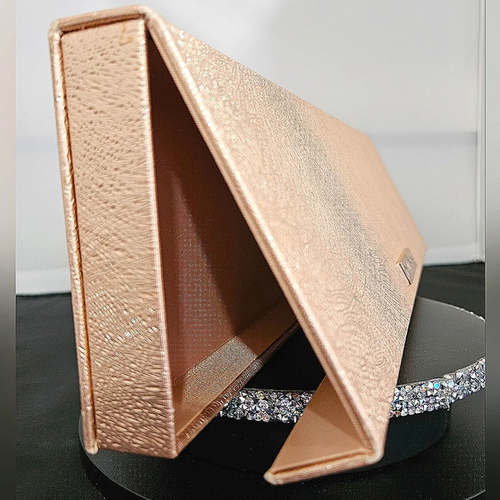 MAC rose gold shimmer case box makeup jewelry NEW Limited Ed So Obsessed